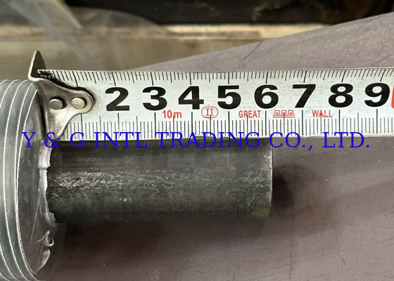 カスタマイズされたベーヴェルドエンドフィンチューブフィン厚さ0.3mm 1mm