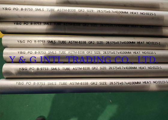 ASTM B338 標準無縫チタンチューブ 0.1% 不純度